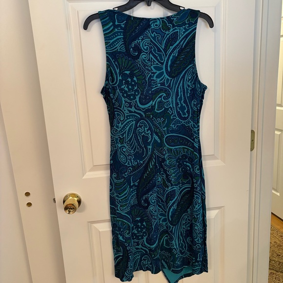 Tommy Bahama Blue Lake Paisley Dress, Size M, 8-10 - Picture 5 of 5